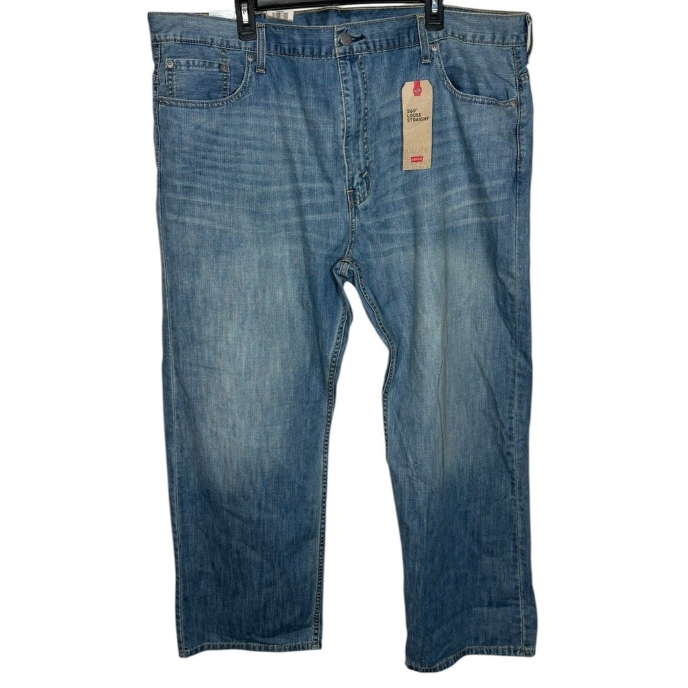 Levi's 569 Loose Straight Jeans Men's Size 44x30 NEW Medium Wash